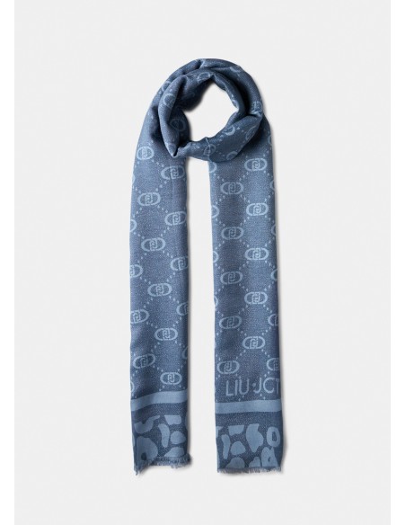 Foulard con logo Monogram Jacquard Liu.jo 2F5040T0300