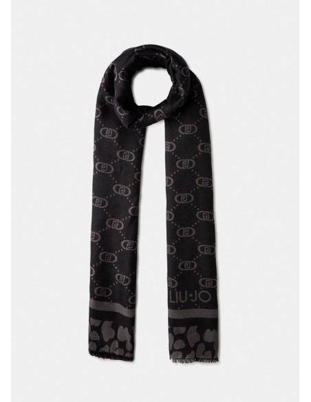 Foulard con logo Monogram Jacquard Liu.jo 2F5040T0300