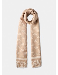 Foulard con logo Monogram Jacquard Liu.jo 2F5040T0300 2