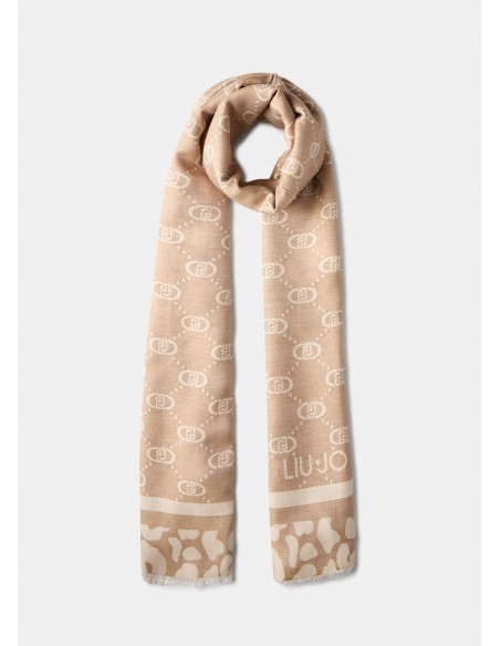 Foulard con logo Monogram Jacquard Liu.jo 2F5040T0300