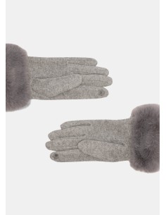 Guanti con pelliccia sintetica Liu.jo 2F5062T0300 2