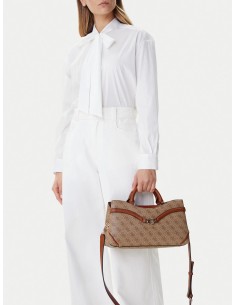 Borsa a mano Dea con logo 4G Guess Latte SG799306 2