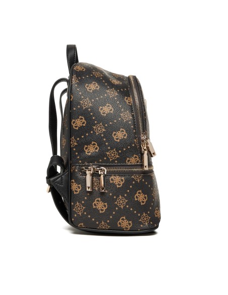 Zaino Silia con logo 4G e fiori peony Guess moro GP9890032