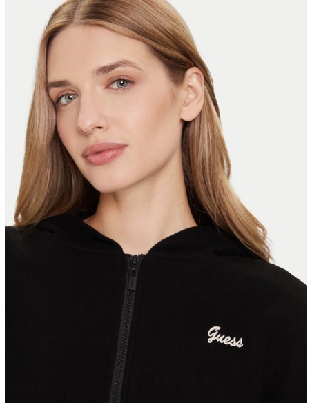 Felpa regular fit Guess nera V5BQ17KCX52