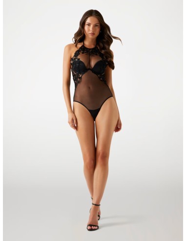 Body Nancy con ricamo nero Guess O5BM19K1730