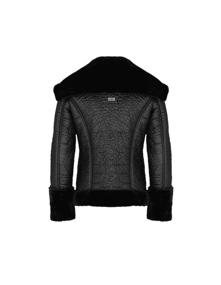 Giacca montone Aviator Cult nera CLC305600