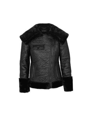 Giacca montone Aviator Cult nera CLC305600