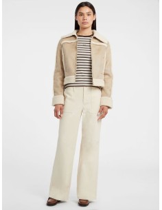 Giacca in montone Guess beige W5BL13W1862 2
