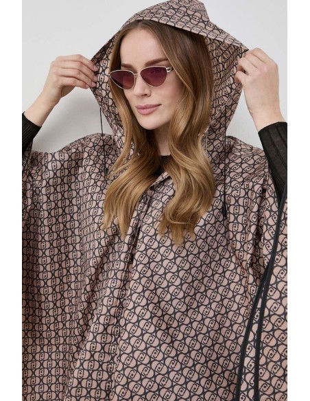 Poncho impermeabile monogram Liu.jo 2XX013T0300