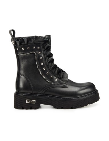 Anfibi con rouches in pelle nera Cult CLW434700
