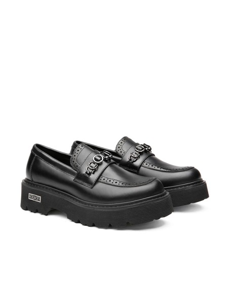 Mocassini in pelle nera Cult CLW458200