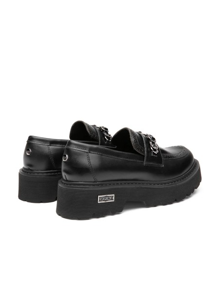 Mocassini in pelle nera Cult CLW458200