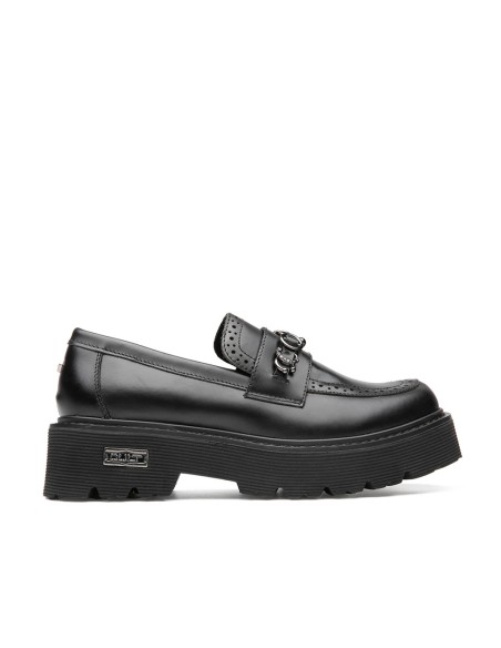 Mocassini in pelle nera Cult CLW458200