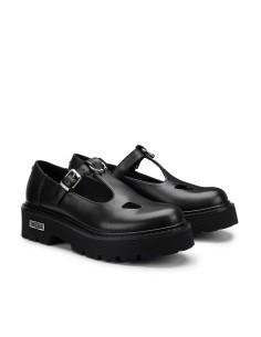 Mocassino in pelle nera Cult CLW421600 2