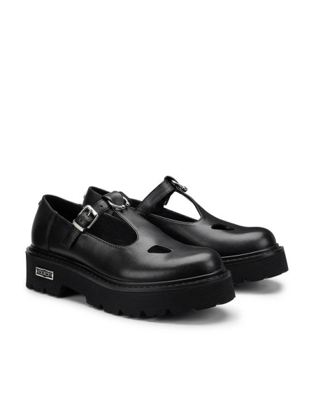 Mocassino in pelle nera Cult CLW421600