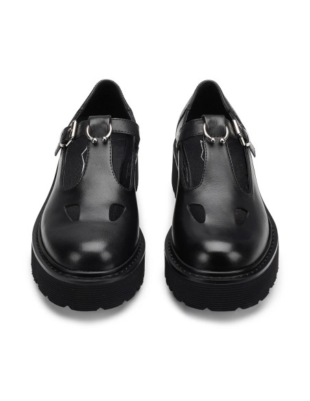 Mocassino in pelle nera Cult CLW421600