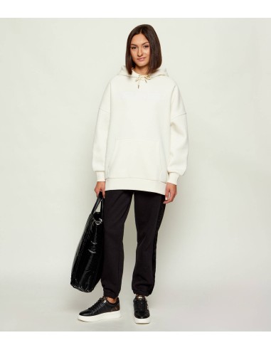 Felpa Oversize Aelia Guess bianco V5BQ12KB681
