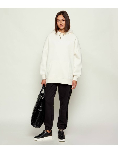 Felpa Oversize Aelia Guess bianco V5BQ12KB681