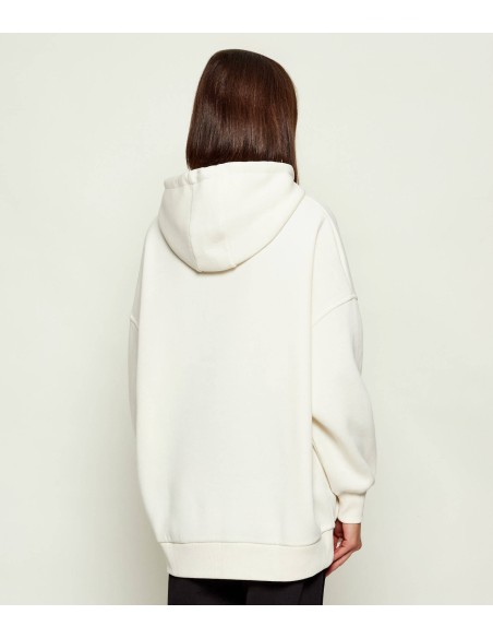 Felpa Oversize Aelia Guess bianco V5BQ12KB681