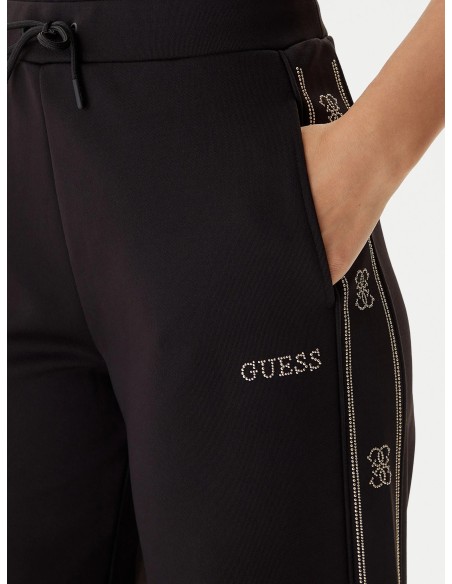 Pantaloni a gamba larga Octavia Guess Neri V5BB12KCX22