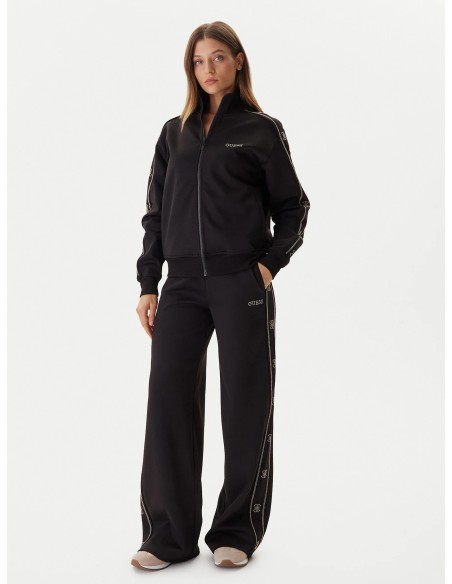 Felpa con zip intera e collo alto Octavia Guess V5BQ15KCX22