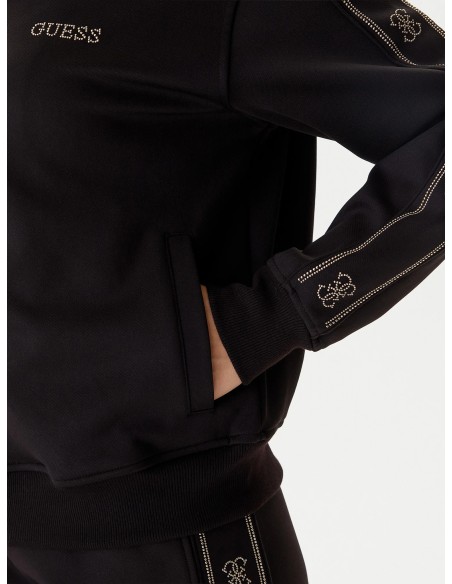 Felpa con zip intera e collo alto Octavia Guess V5BQ15KCX22