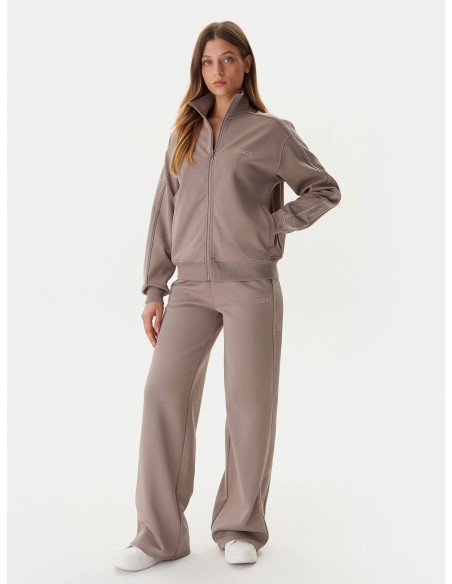 Felpa con zip intera e collo alto Octavia Guess V5BQ15KCX22