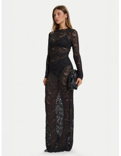 Abito da sera con ricamo Guess nero O5BK01K1820