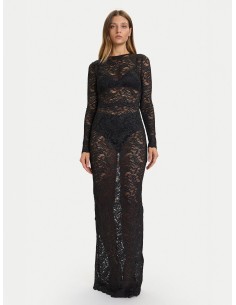 Abito da sera con ricamo Guess nero O5BK01K1820 2