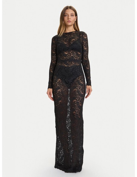 Abito da sera con ricamo Guess nero O5BK01K1820