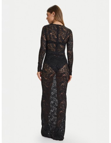 Abito da sera con ricamo Guess nero O5BK01K1820