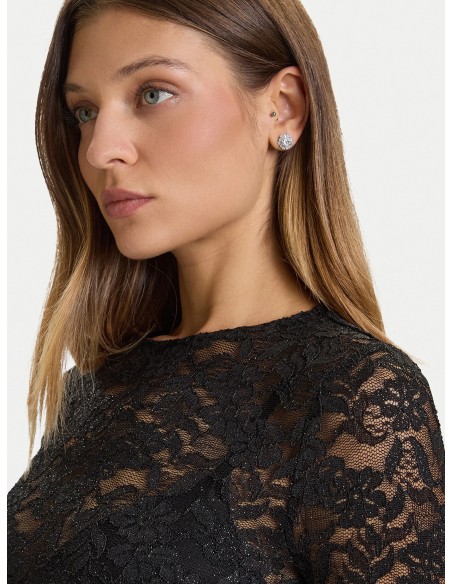 Abito da sera con ricamo Guess nero O5BK01K1820