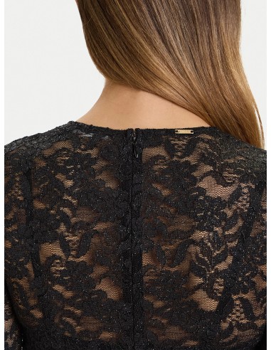 Abito da sera con ricamo Guess nero O5BK01K1820