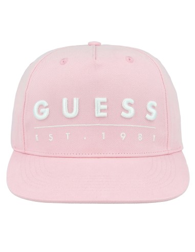 Cappello con visiera baseball Guess rosa...