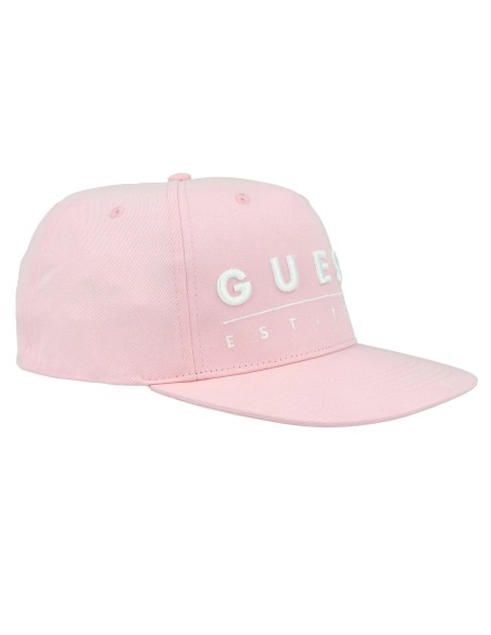 Cappello con visiera baseball Guess rosa AM9292COT01
