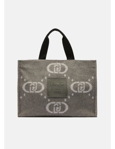 Borsa Shopper con maxi logo Liu.jo 2F5027T2742