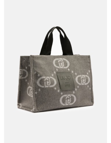 Borsa Shopper con maxi logo Liu.jo 2F5027T2742