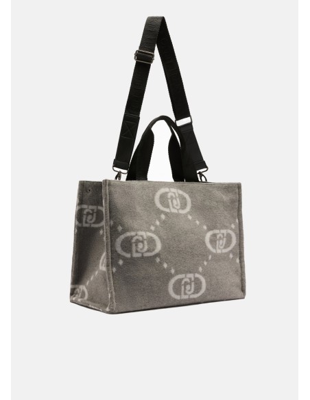 Borsa Shopper con maxi logo Liu.jo 2F5027T2742