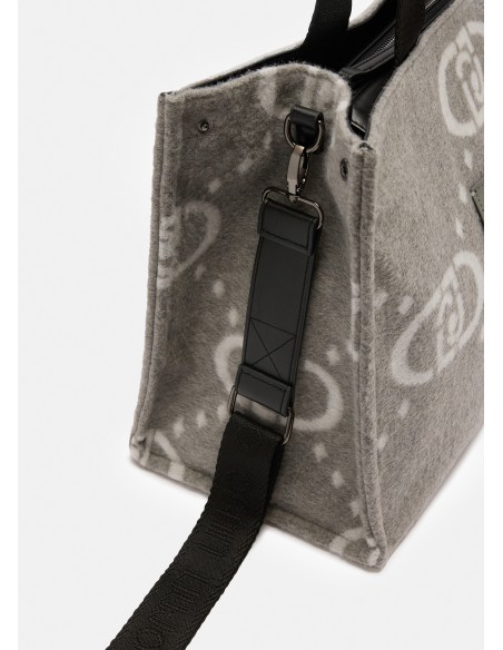 Borsa Shopper con maxi logo Liu.jo 2F5027T2742