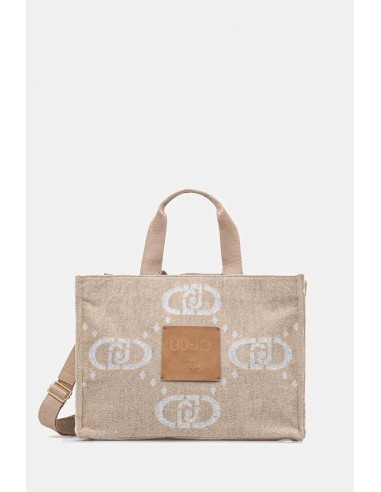 Borsa Shopper con maxi logo Liu.jo 2F5027T2742