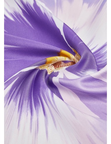 Foulard con stampa fiore viola Liu.jo 2A6053T2745