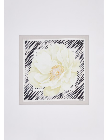 Foulard con stampa fiore naturale Liu.jo 2A6053T2745