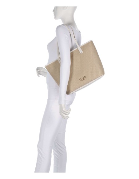 Borsa Shopper monogram in tessuto Liu.jo AA6070T379A