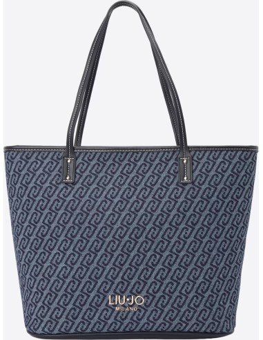 Borsa Shopper monogram in tessuto Liu.jo...