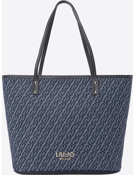 Borsa Shopper monogram in tessuto Liu.jo AA6070T379A