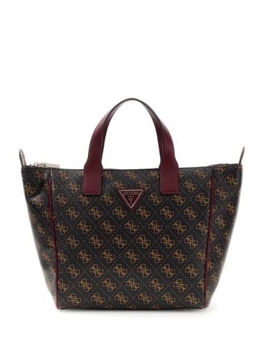 Borsa a mano Follie moro logo 4G Guess LQ9676019