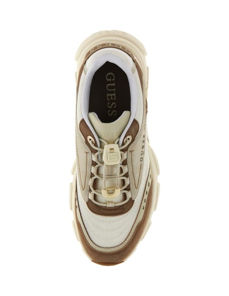 Sneakers runner Imeri marrone multicolor Guess FLPIMEFAP12