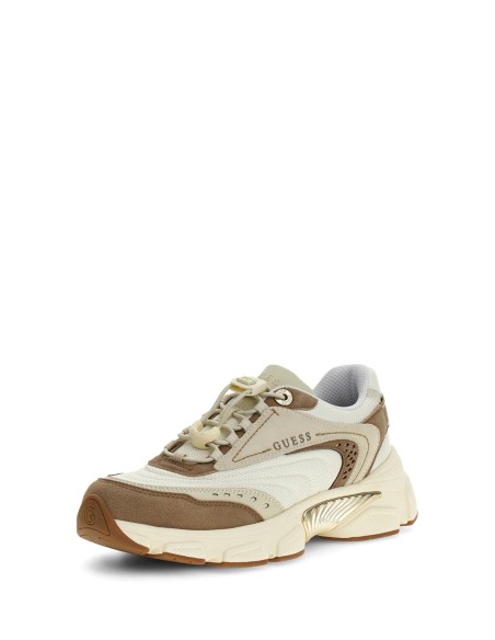 Sneakers runner Imeri marrone multicolor Guess FLPIMEFAP12