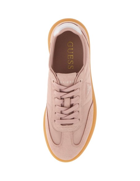 Sneakers Parlet rosa Guess con inserto in suede FLPPARFAB12