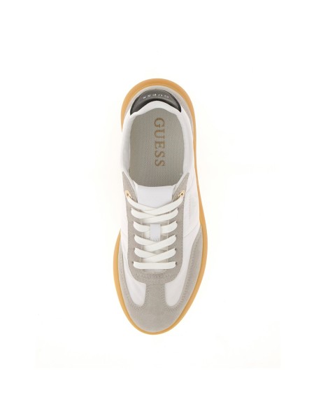Sneakers Parlet con inserto in suede grigio Guess FLPPARFAB12
